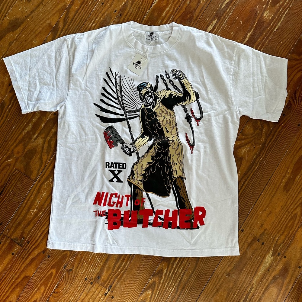 Warren Lotas Night of the Butcher Halloween Shirt Size XL